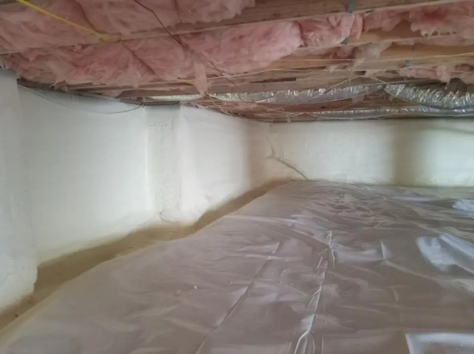 Crawl space encapsulation with closed-cell spray foam for Spray Foam Roofing Repair in Beckett Ridge